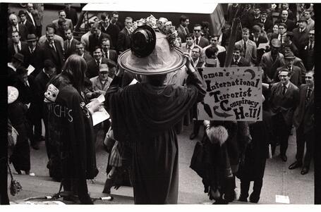 WITCH hexing Wall Street, October 31, 1968, New York. 