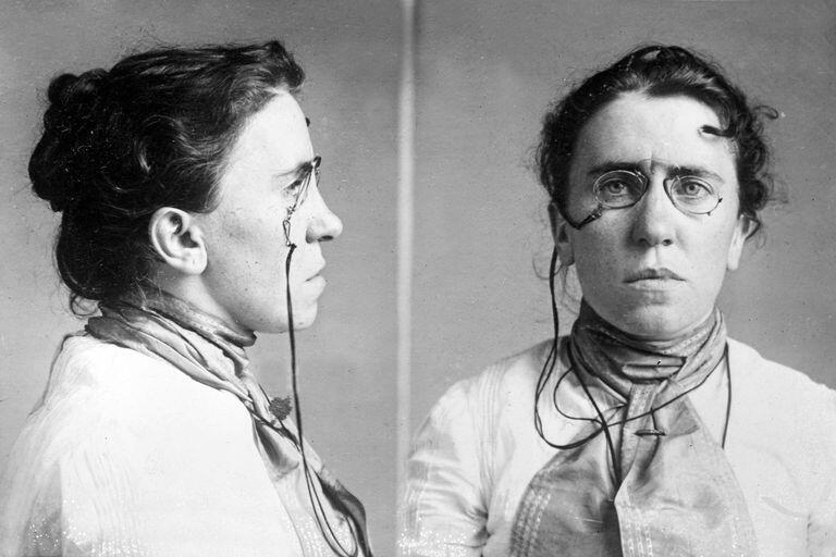 Emma Goldman Mug Shot, 1901