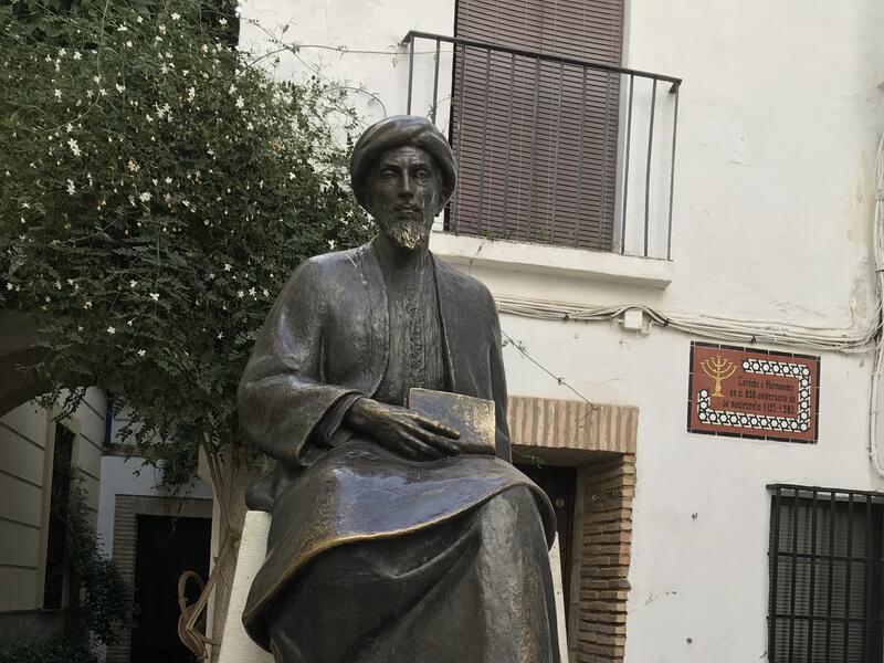 Statue of Maimonides in Córdoba, Spain