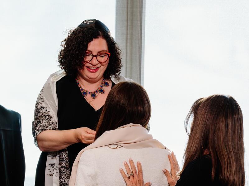 Rabbi Ruth Abusch-Mager Officiating Meredith Marks' Bat Mitzvah