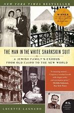 A book cover divided into sections, with black and white photographs of a bride and groom, a woman looking at a pyramid from a balcony, an apartment building with wooden balconies, a man in a fez holding a baby, and a portrait of an older man in a suit.