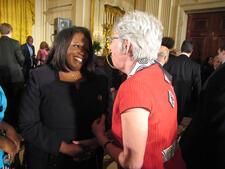 Rabbi Alysa Stanton with Gail Reimer, 2010