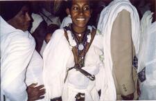 Ethiopian Jewish woman during Operation Solomon, 1991