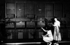 Marlyn Wescoff and Ruth Lichterman working on ENIAC