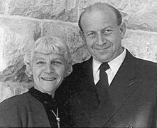 Bertha Landsman and Dr. Kalman Mann circa 1943-1959