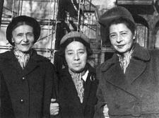 Kadya Molodowsky, Ida Maze, and Rokhl Korn