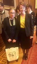 Ruth Bader Ginsburg and Rachel Comstock