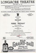 Longacre Theatre's Production of Noah, 1935