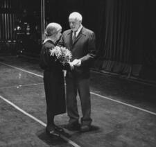 Anna Sokolow with Jerome Robbins, 1995 