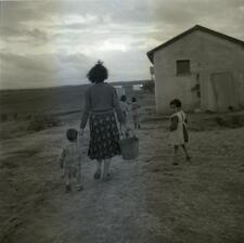 Moroccan Jewish immigrants in Israel, 1954.