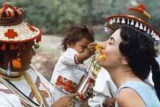 Barbara Myerhoff with Lupe Silva and her Daughter