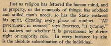 Excerpts From Emma Goldman's Essay, 'Anarchism: What It Really Stands For'