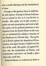 Excerpt from Emma Goldman Eulogy by Harry Weinberger, Part 3