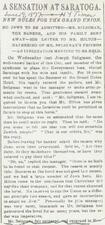 "A Sensation at Saratoga" from the New York Times, June 19, 1877