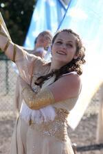 Rising Voices Fellow Gabrielle Cantor in Color Guard