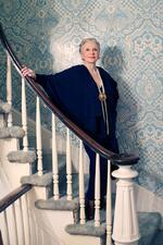 Joyce Carpati on Staircase