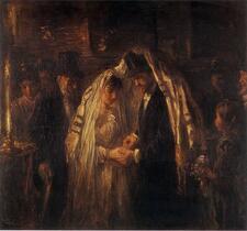 "A Jewish Wedding" by Jozef Israëls, 1903