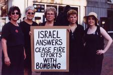 Hilda Silverman at Demonstration