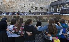 Sophie Edelhart at the Western Wall