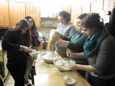 Etta King Making Challah with Spiritual Kneading