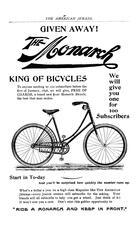 Advertisement for a Free Bicycle from "The American Jewess," February 1896 