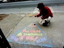 Triangle Fire Chalking Ceremony, March 25, 2010