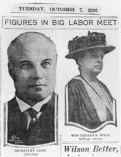 "Figures in Big Labor Meet" Article from "Suffrage Leader," October 7, 1919