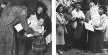 American Jewish Congress Gifts a Torah to the Women of Israel, circa 1988