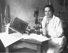 Marietta Blau at the Institute for Radium Research in Vienna, circa 1925