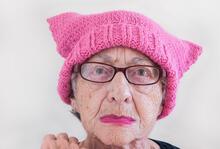 Irma Gershkowitz in a Pussy Hat CROP