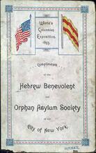 Hebrew Benevolent and Orphan Asylum Society Report, 1893