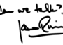 Joan Rivers's signature