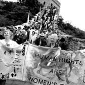 Women from an NGO Forum on Women at the Great Wall of China, 1995