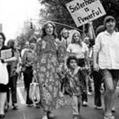 Trudy Orris at a Feminist March, 1978