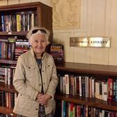 Yvonne at the Campbell Library in Palm Beach