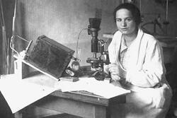 Marietta Blau at the Institute for Radium Research in Vienna, circa 1925