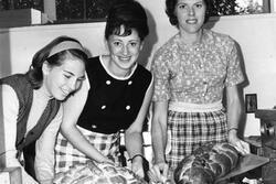 Female Students at the Purdue Hillel Baking Hallah, 1965