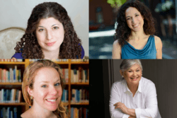 Authors Tova Mirvis, Rachel Kadish, Rachel Barenbaum, and Esther Safran Foer