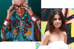 Iris Apfel and Leandra Medine