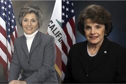 Senators Barbara Boxer and Dianne Feinstein