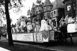 Parade of Suffragists, July 4, 1910