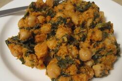 Espinacas con Garbanzos (Spinach and Chickpeas)