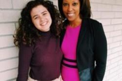 Minnah Stein with Mayor Shelli Freeland Eddie