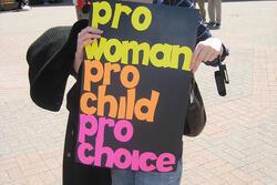 Pro Choice Protester, 2010