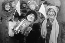 Rose Sanderson and Women's Suffragists, 1913