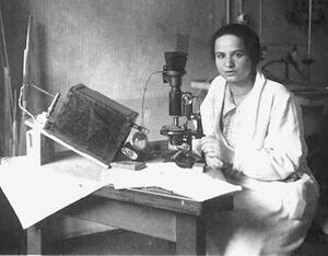 Marietta Blau at the Institute for Radium Research in Vienna, circa 1925