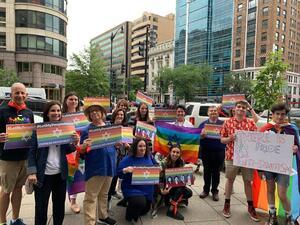 Zioness at the D.C. Dyke March