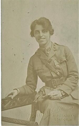 Sophie Rabinoff in Uniform, 1918