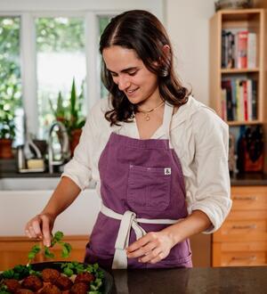 Katie Draisen cooking