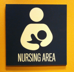 Nursing Area Sign